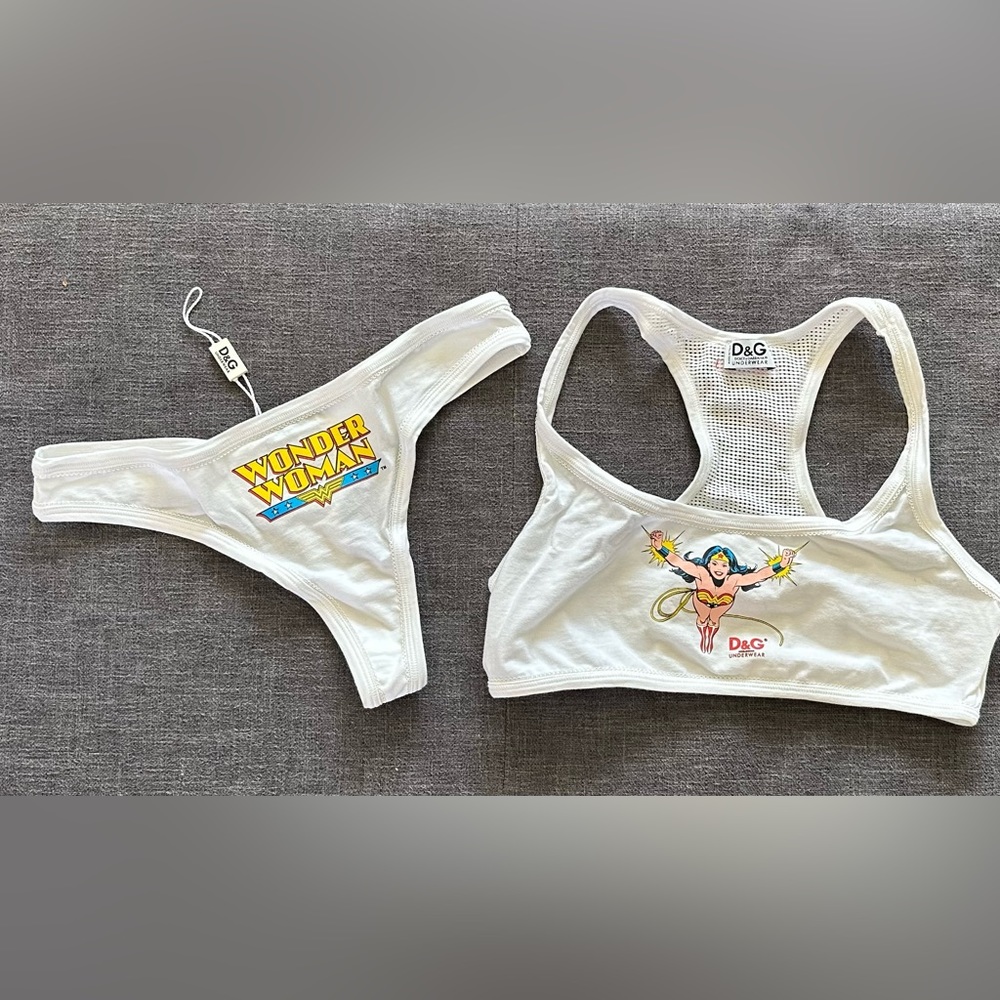 New : Dolce and Gabanna Wonder Woman bra and thong